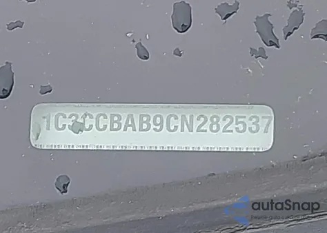 2012 Chrysler 200 Lx из США, поврежденный, VIN 1C3CCBAB9CN282537